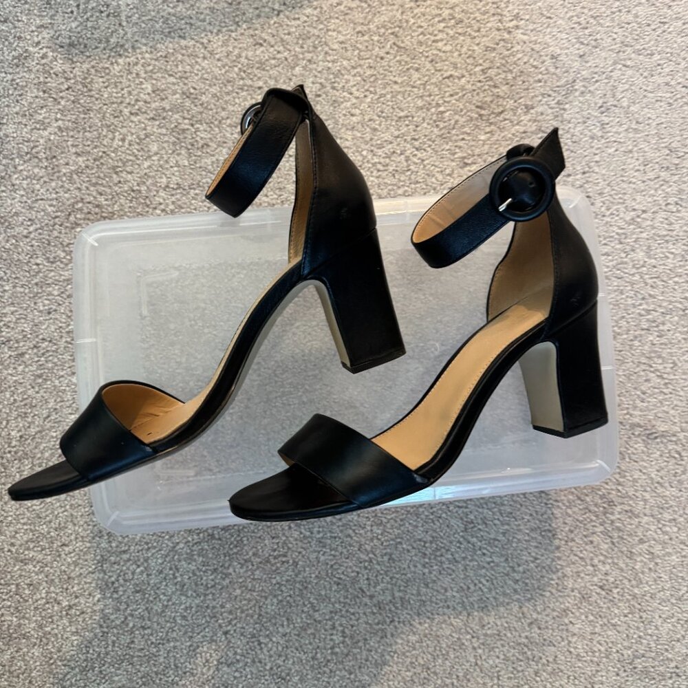 J.Crew Block Heel Open-Toe Sandals